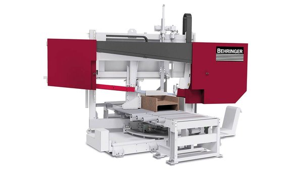 Mitre bandsaw Behringer HBE610-1256G for sawing steel construction profiles