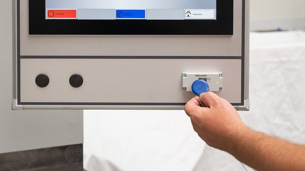 RFID-Einheit an der BTS 460 NC