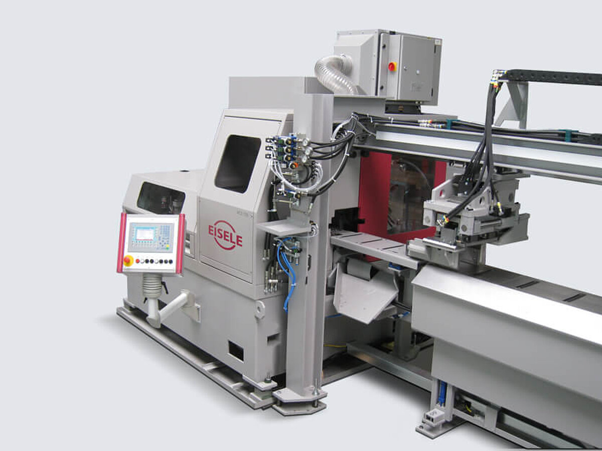 Disposal portal of a HCS high speed circular saw