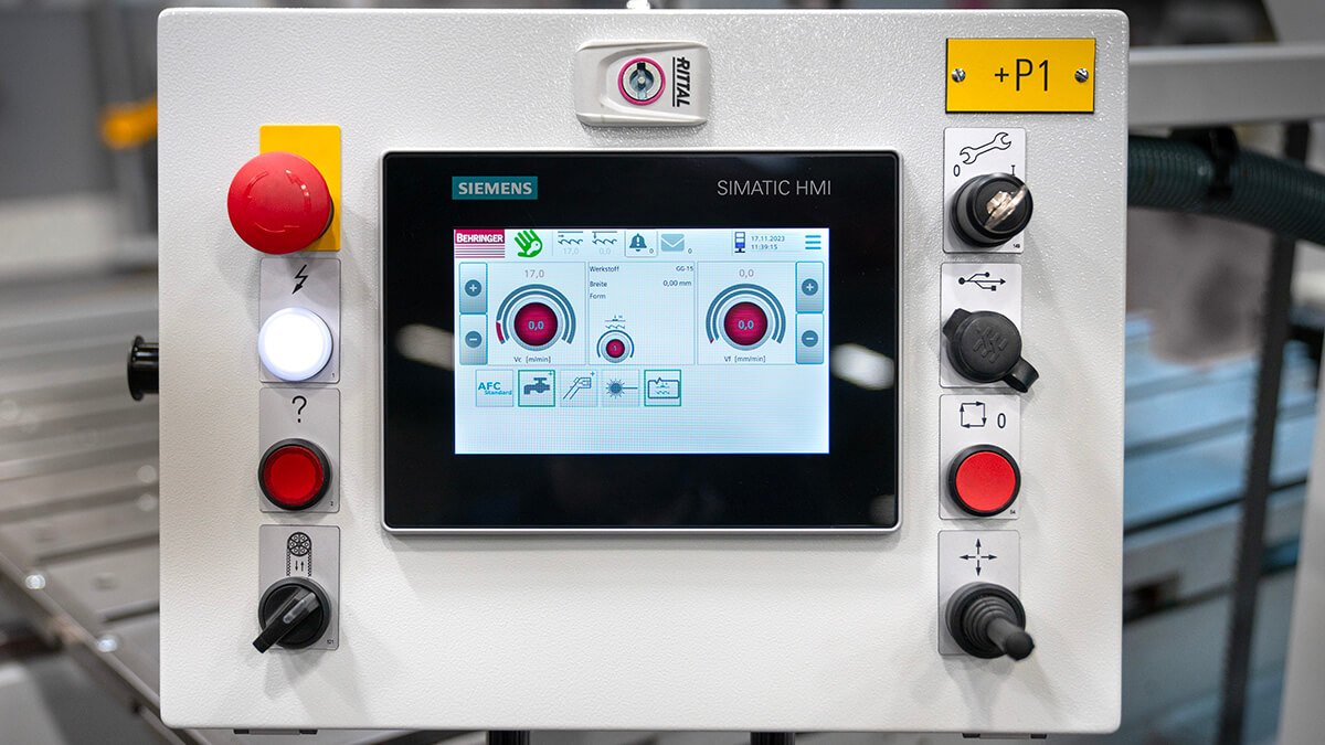 Behringer Tischbandsäge LPS-T intuitive Steuerung mit Touch-Screen