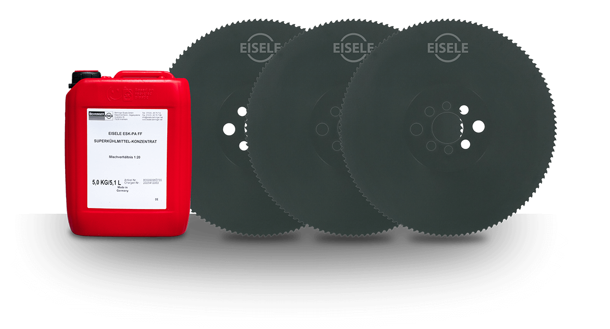 Lames de scie pour couper l'acier et liquide de refroidissement