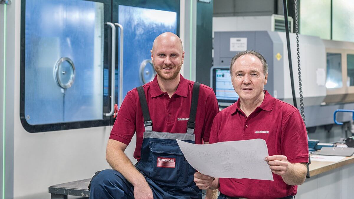 Ausbildung zum Zerspanungsmechaniker bei Behringer in Kirchardt