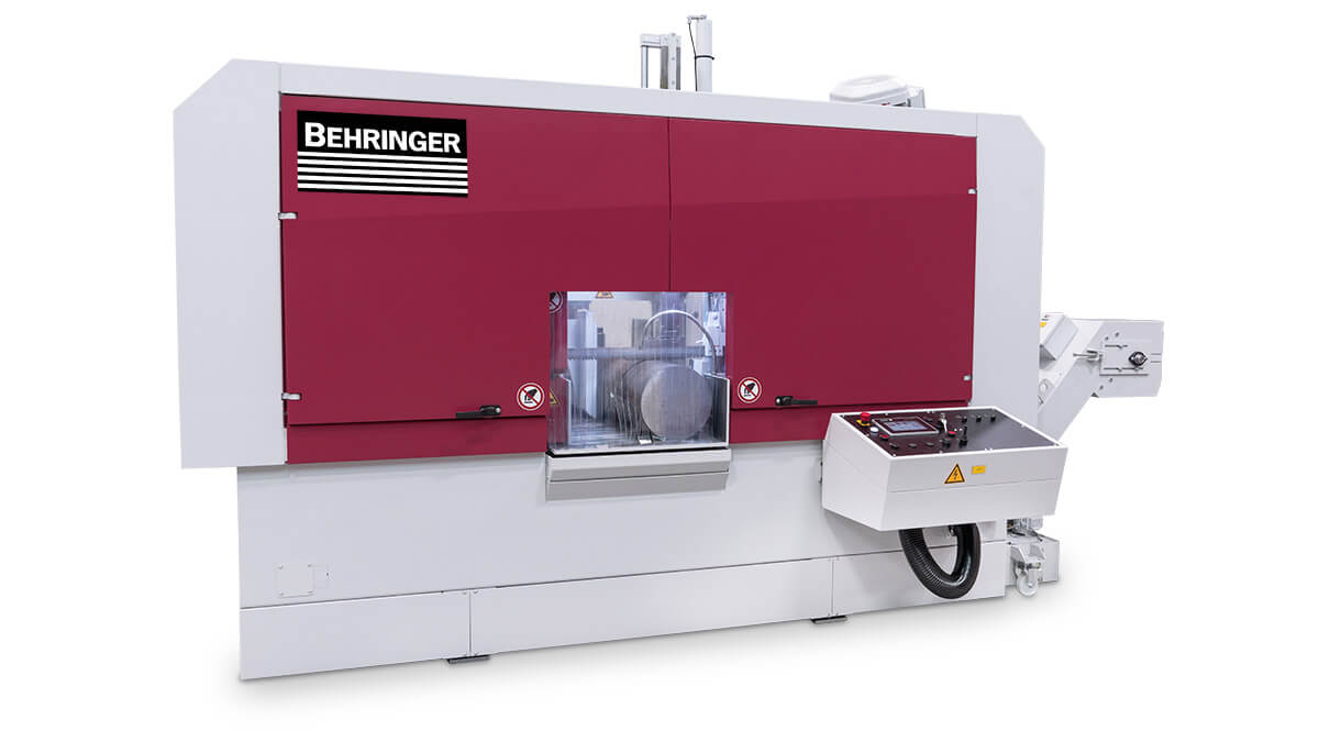Behringer production band saw Horizontal Bandsaws with innovative speed cutting technology